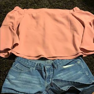 Open shoulder Topshop